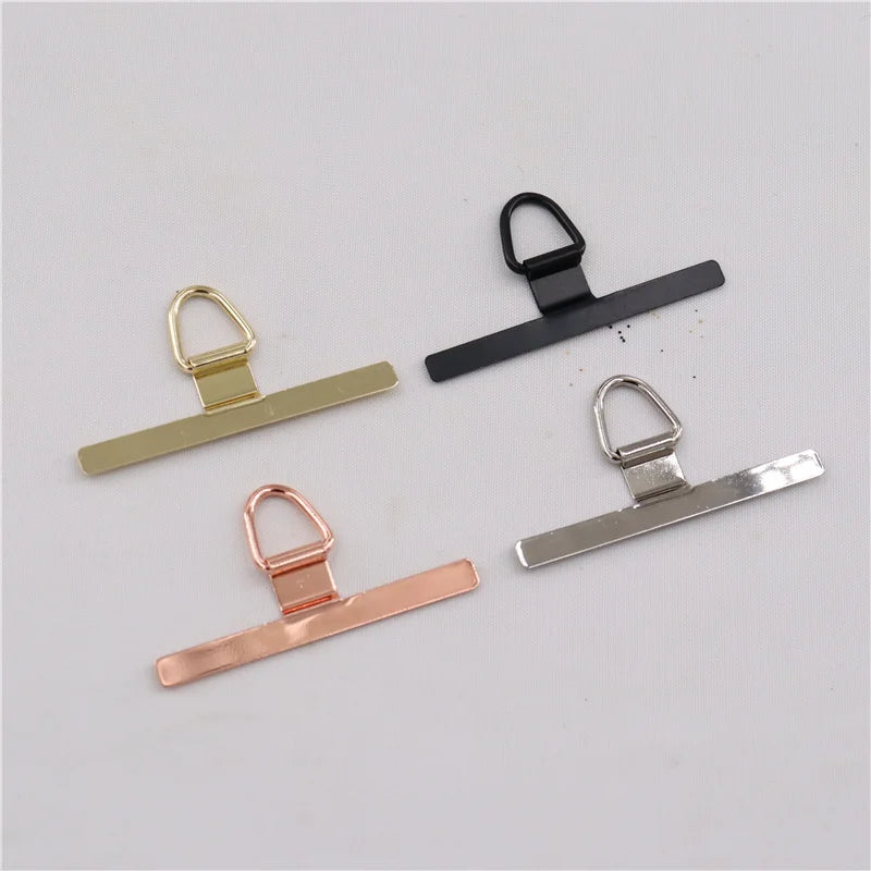 Stainless Steel Phone Lanyard Clip Patch – Ultra Thin 4-Pack Phone Lanyard Clip HIP