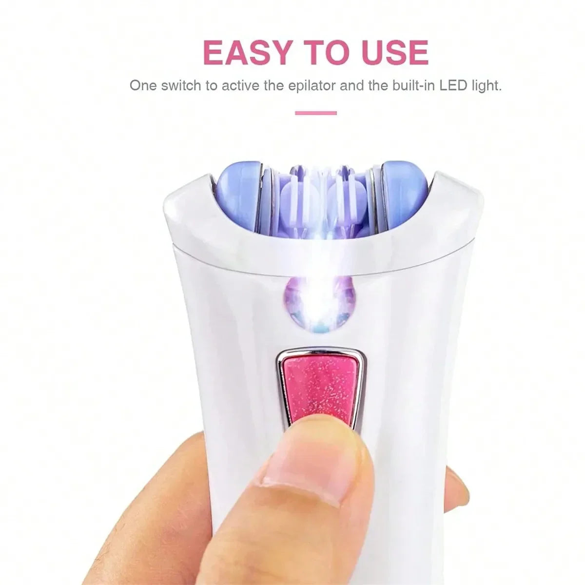 Smooth Glide Facial Epilator for Women – Battery Powered Facial Epilator HIP