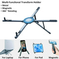 3-in-1 Magnetic Phone Holder, Selfie Stick & Tripod | DOOCK Phone Tripod Stand HIP Gray