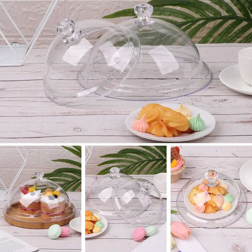 Round Acrylic Food Cover – Dust-Proof Cake & Display Dome Food Display Dome HIP