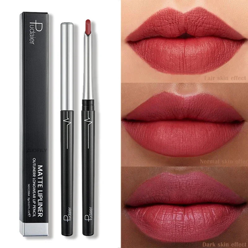 17Colors Portable Matte Pencil Lipstick Natural Long-lasting Waterproof Moisturizing Pen Lip Liner Makeup For Women HIP