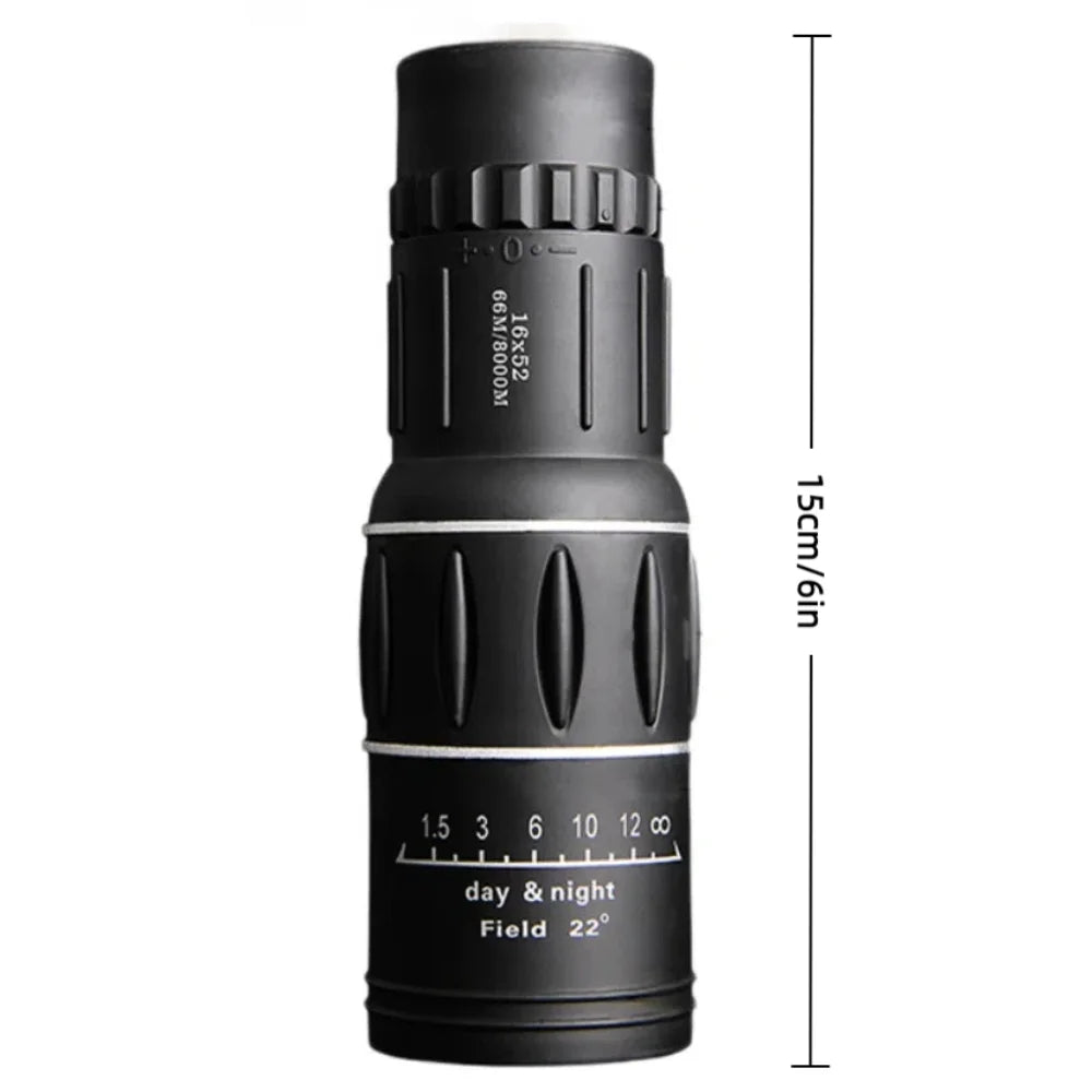 16x52 HD Monocular Telescope – High-Power Optical Zoom Scope Monocular Telescope HIP