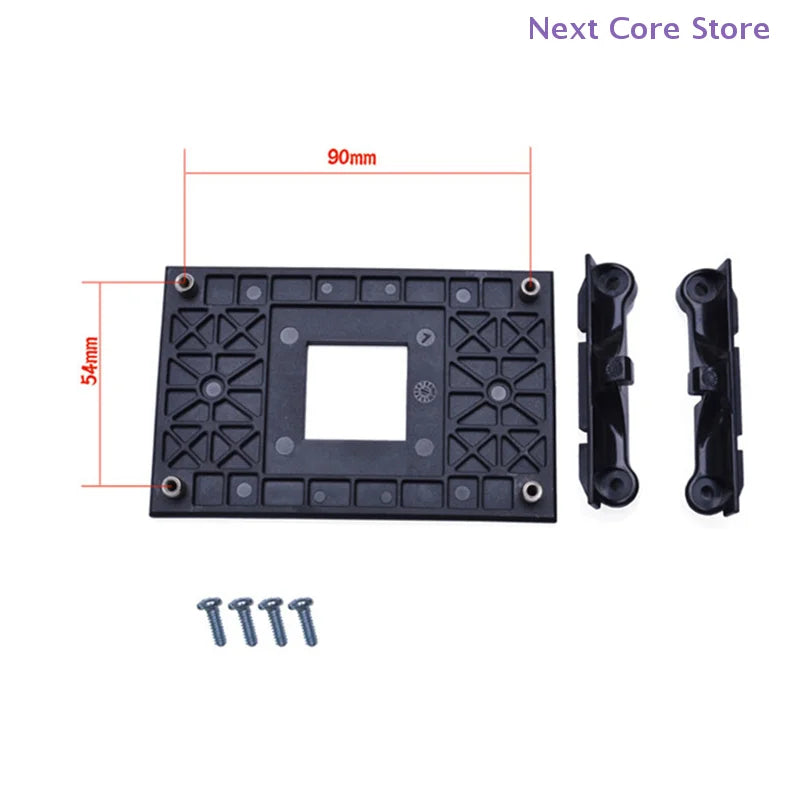 AMD AM4 CPU Cooler Backplate Bracket – ABS Universal Mount CPU Cooler Bracket HIP
