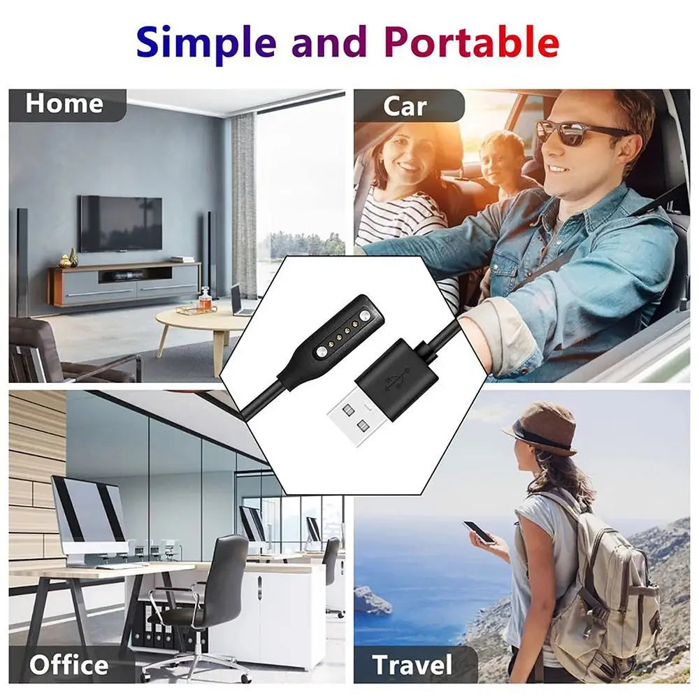Magnetic USB Charging Cable for BOSE Frames – 80cm Smart Glasses Charger HIP