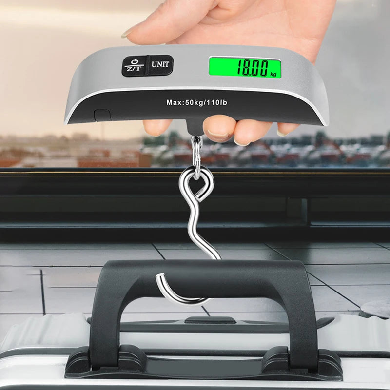 Digital Hanging Scale 50kg LCD – Fish, Luggage & Travel Digital Hanging Scale HIP