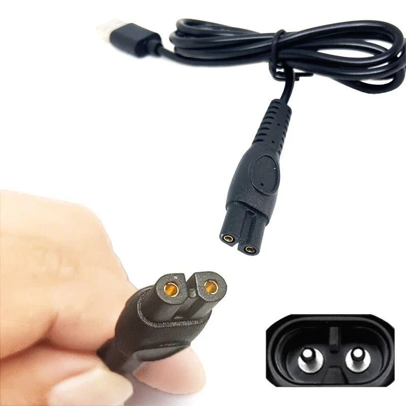 5V USB Charging Cable for Philips OneBlade & Beard Trimmer USB Charger Cable HIP