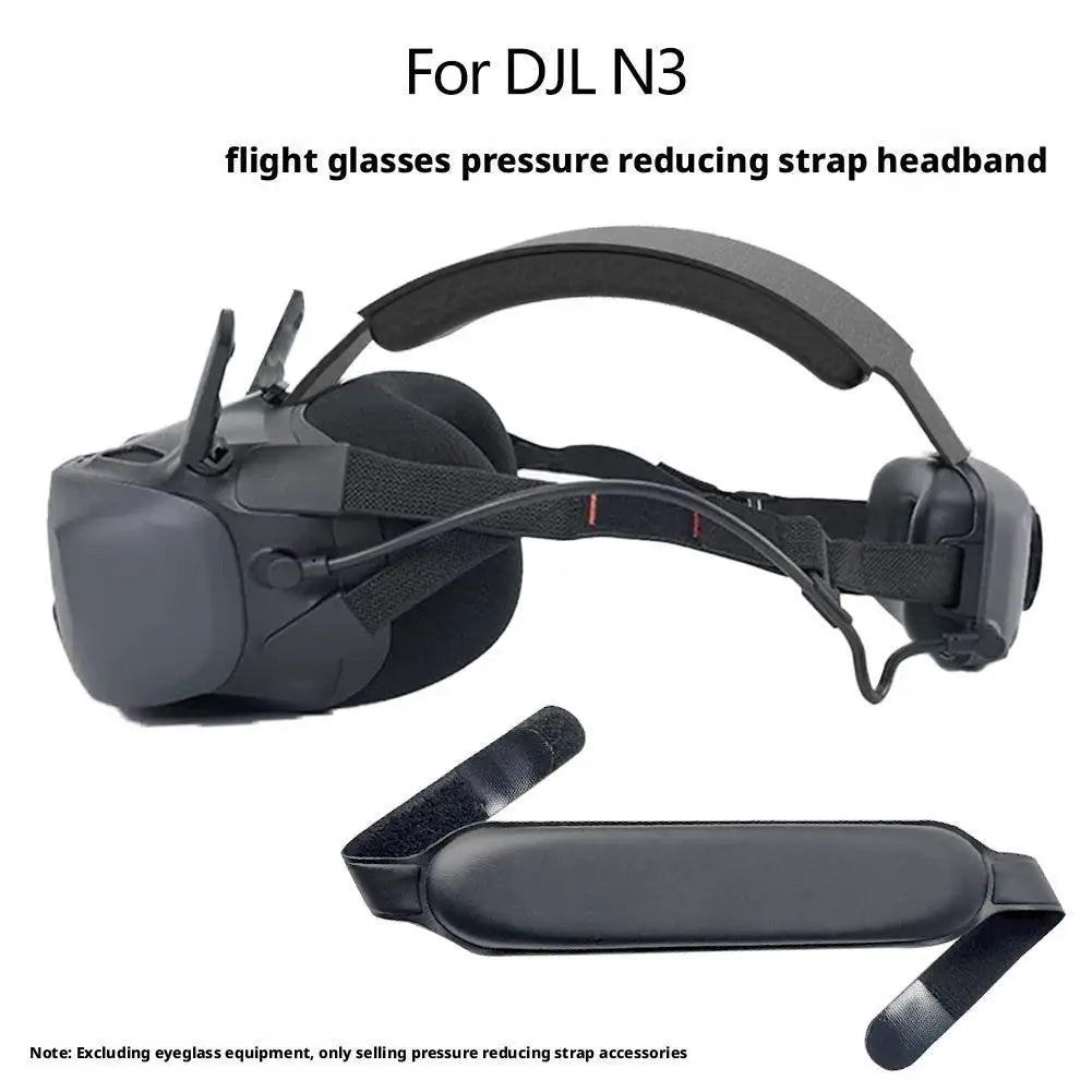Ergonomic Headband For DJI Goggles N3 Soft Pad Reduced Pressure Headstrap Adjustable Elastic Belt For FPV Drone Flying Glasses HIP