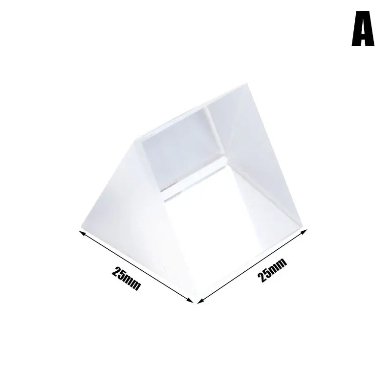 K9 Crystal Triangular Prism – Rainbow Light & Physics Optical Glass Prism HIP A