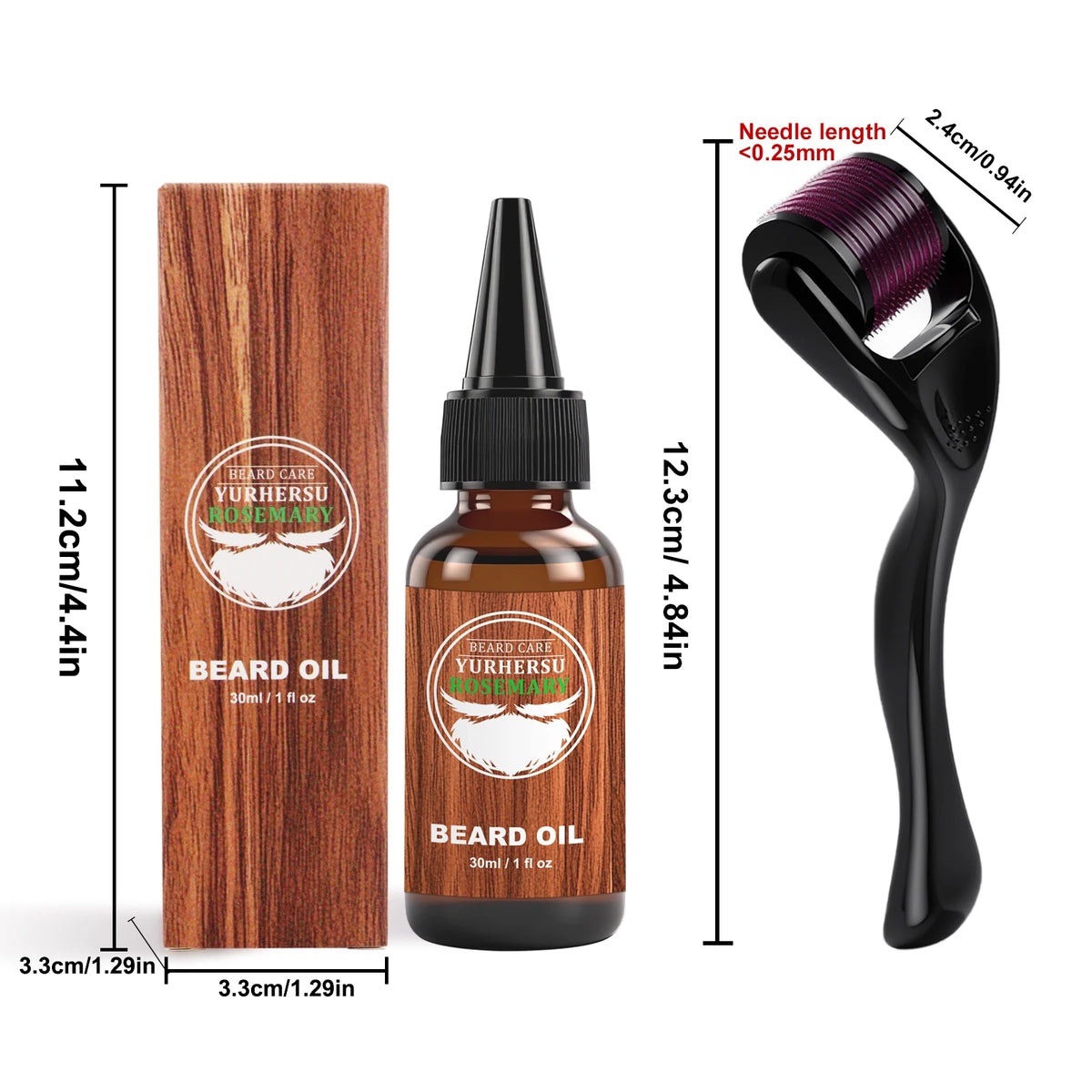 Organic Rosemary Jojoba Beard Oil – Lightweight, 30ml Beard Oil HIP
