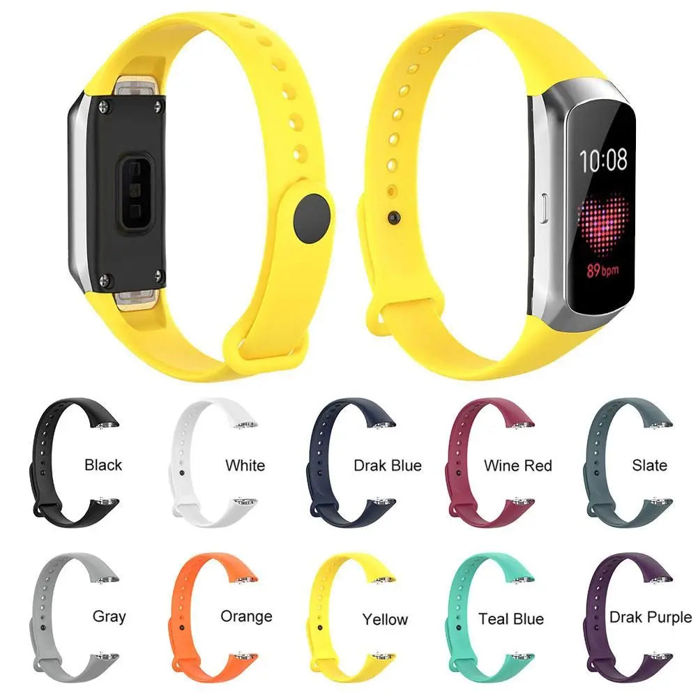 Silicone Replacement Watchband for Samsung Galaxy Fit SM-R370 Smartwatch Band HIP