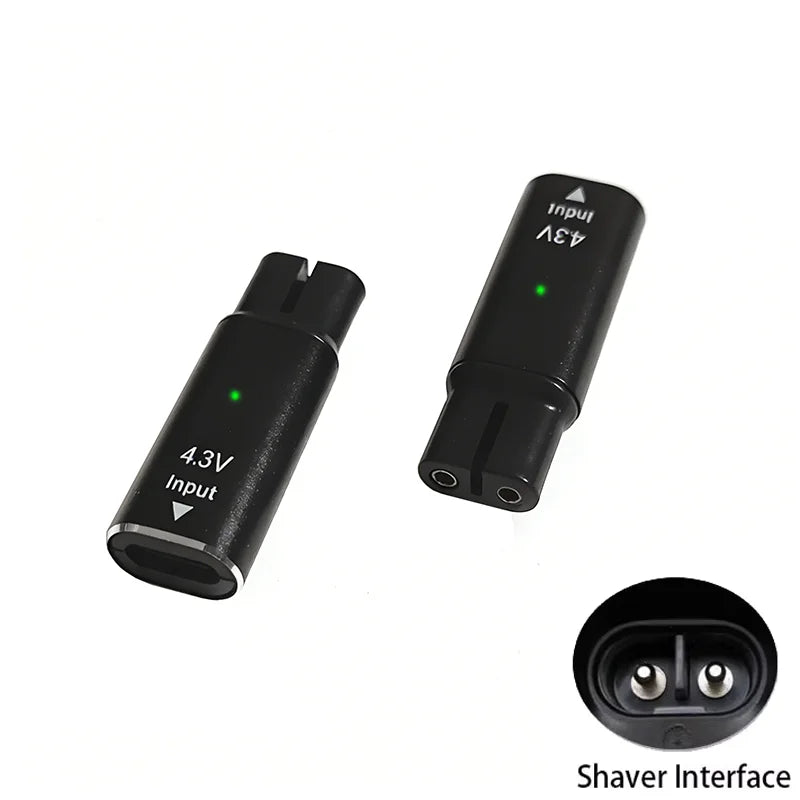 USB-C 4.3V Shaver Charger for Philips Norelco OneBlade A00390 Shaver Charging Adapter HIP