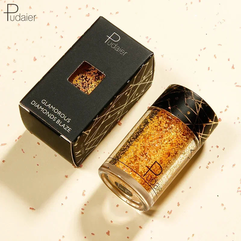 New Glitter Eye Shadow Professional Makeup Monochrome Shining Eyeshadow Sequins Universal Party Cosmetic HIP