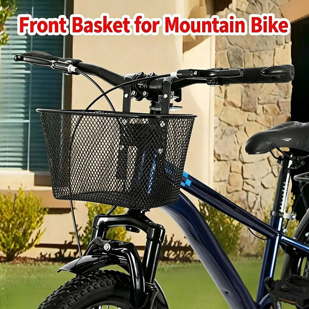 Adjustable Metal Bike Rear Mesh Basket – 12 to 20 Inch Bike Rear Basket HIP