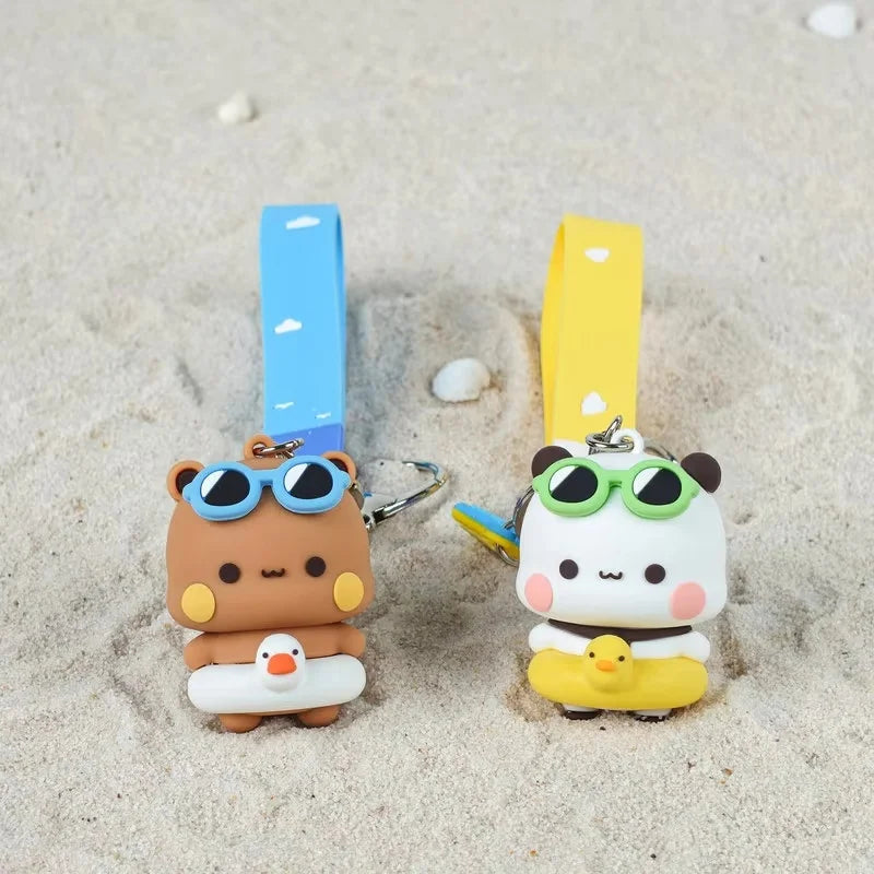 Panda Bubu & Yier Keychain – Cute Backpack Pendant Gift Character Keychain HIP
