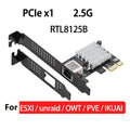 2.5G PCIe Network Card RTL8125 RJ45 Ethernet Adapter Single Port PCIe Network Card HIP Default Title