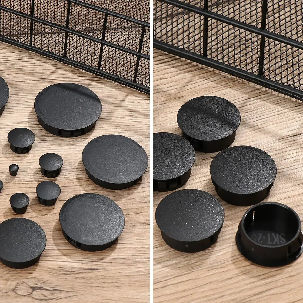 8-Pack Round Plastic Hole Plugs – Floor & Furniture Caps Furniture Hole Plug Caps HIP