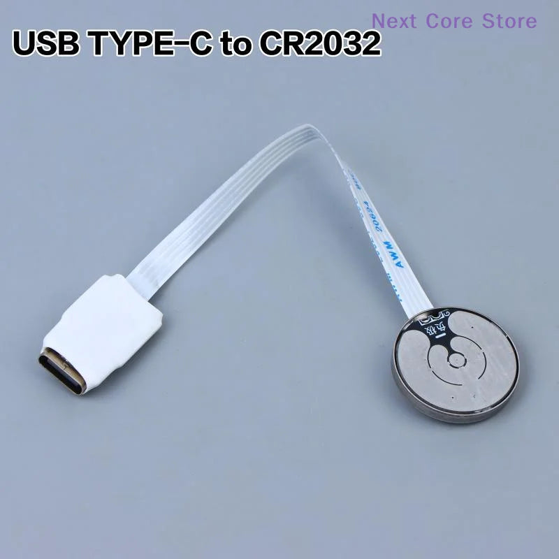USB-C to CR2032 Battery Adapter Converter Kit with FFC Cable Battery Adapter Converter HIP