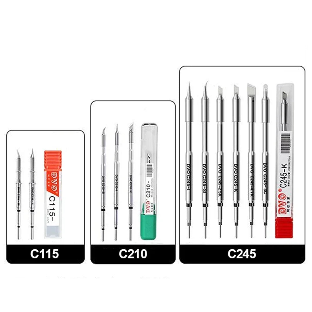 Soldering Iron Tips C210 C245 C115 Lead Free Heating Core Compatible JBC Sugon Aifen Aixun soldering station Handle Solder Iron HIP