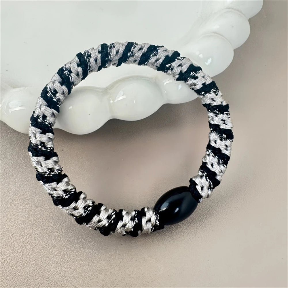 Silk Sport Hair Ties – No Crease Anti-Slip Elastic Ponytail Band