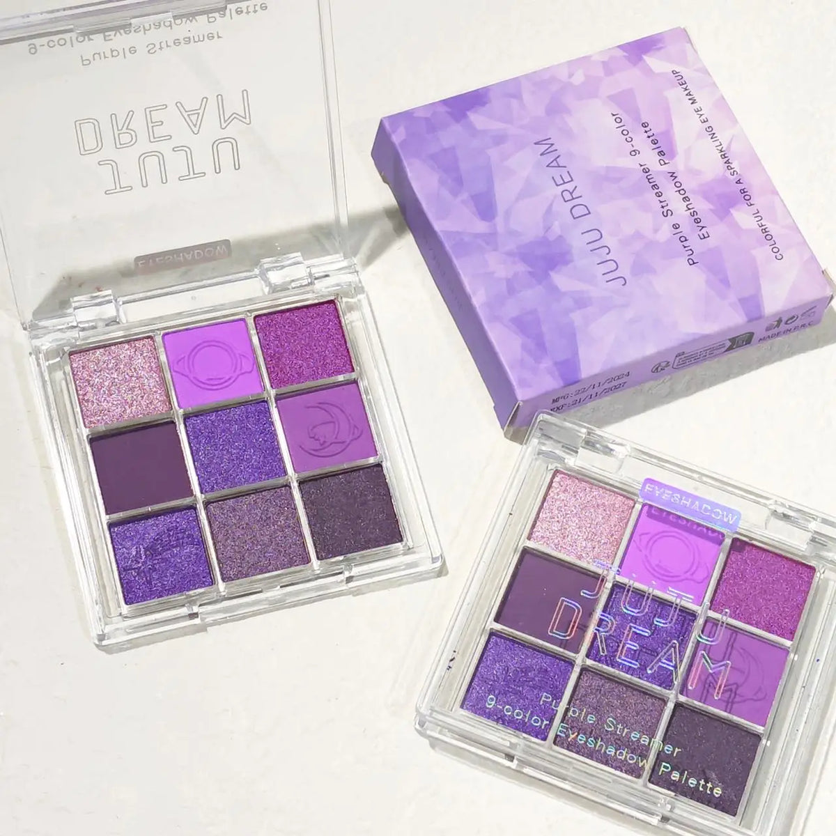 Purple Tassel 9-Shade Eyeshadow Palette – Smoky Violet Eyeshadow Palette HIP