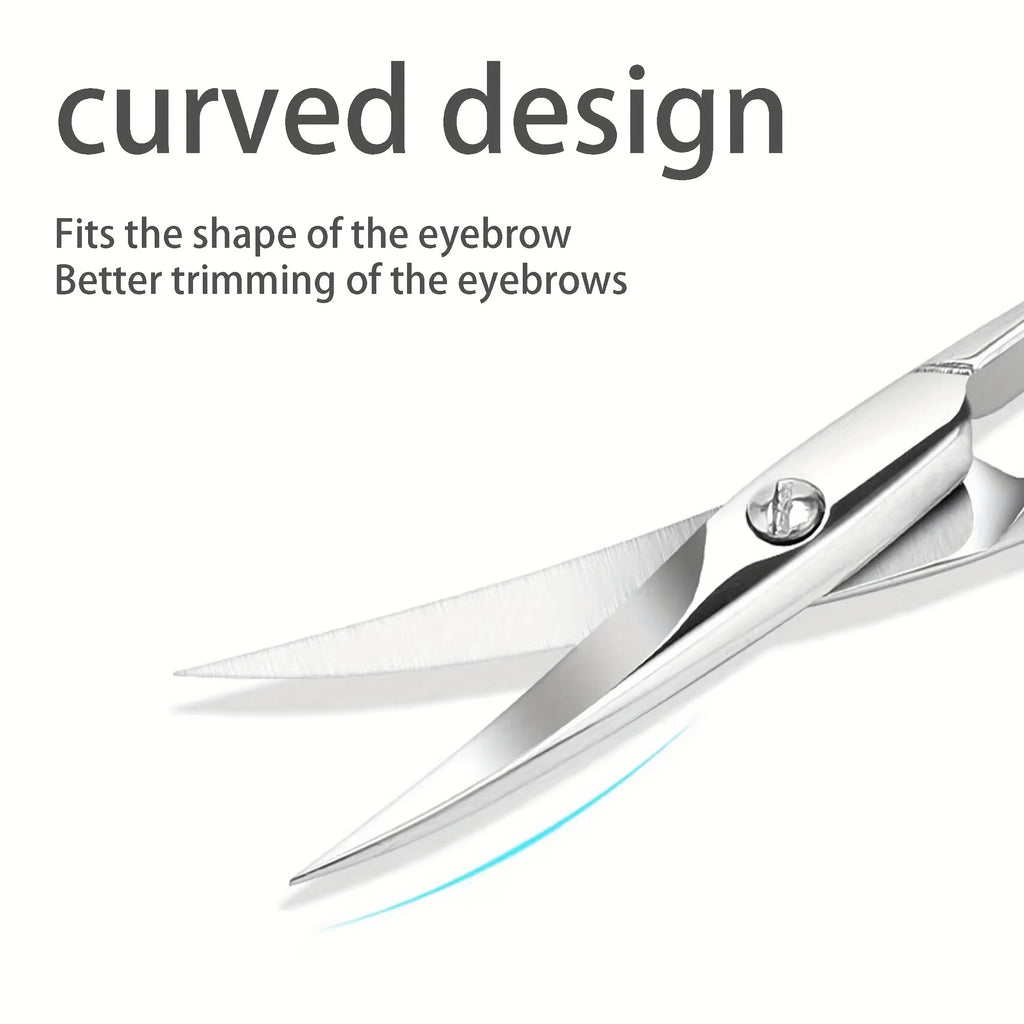 Stainless Steel Nail, Eyebrow & Nose Hair Scissors | HIP Grooming Scissors HIP