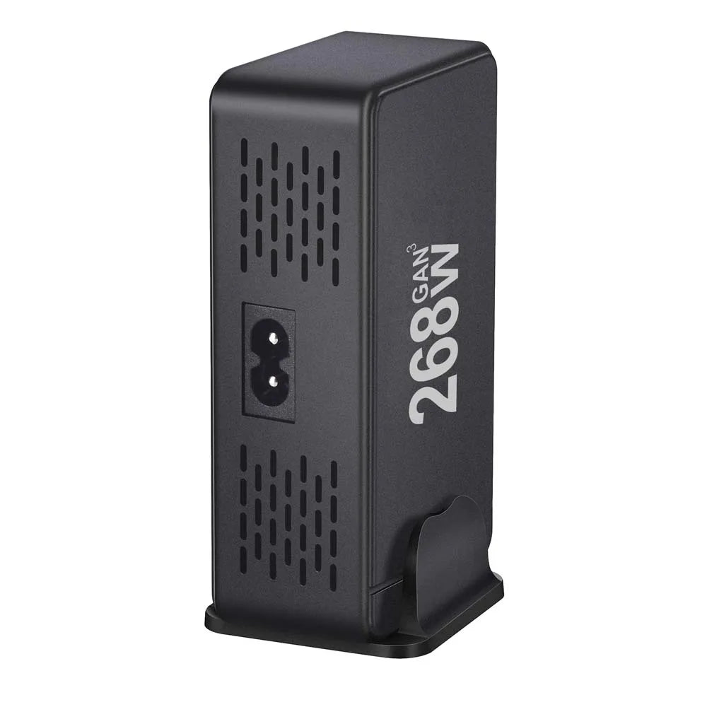 268W 8-Port USB-C PD & QC Fast Charging Dock | Multi-Device Multi-Port Charging Dock HIP