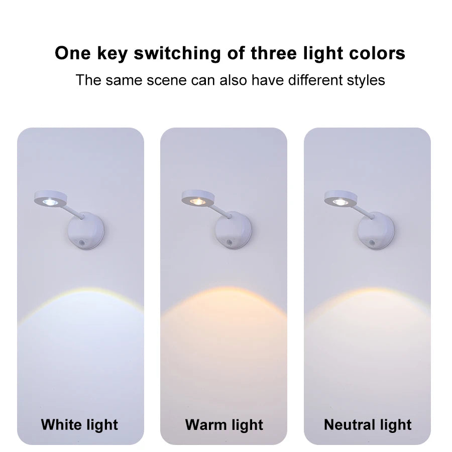 Wireless Motion Sensor LED Night Light – USB Rechargeable Motion Sensor Night Light HIP