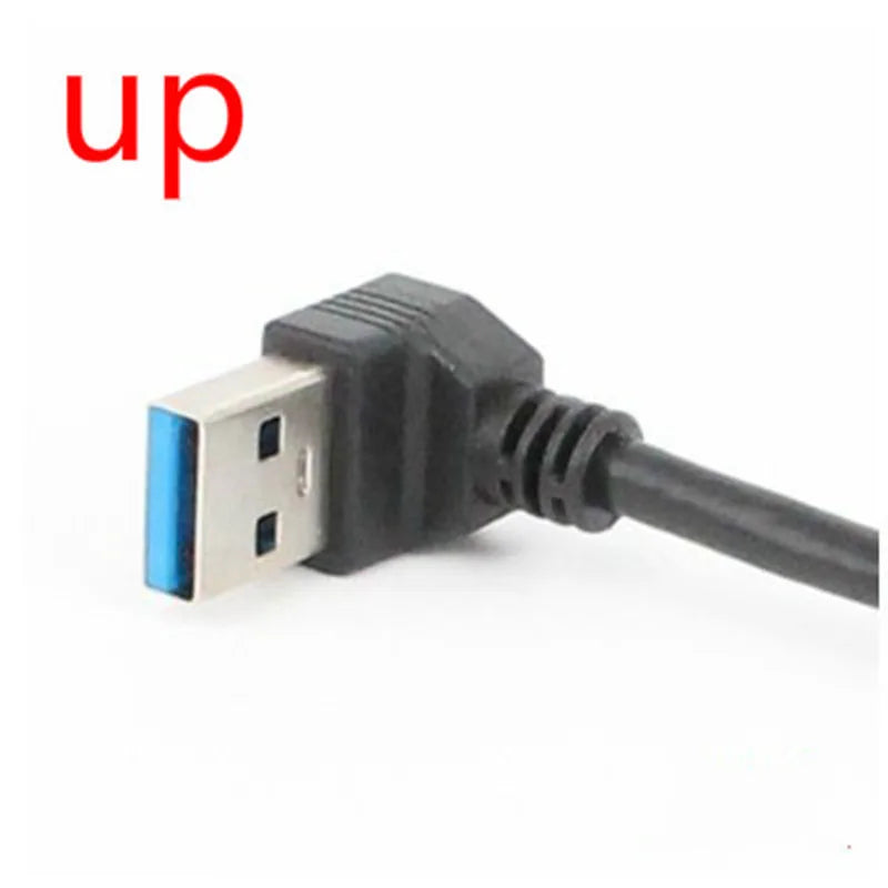 USB 3.0 90-Degree Angle Extension Cable 5Gbps – Male to Female USB Extension Cable HIP Up