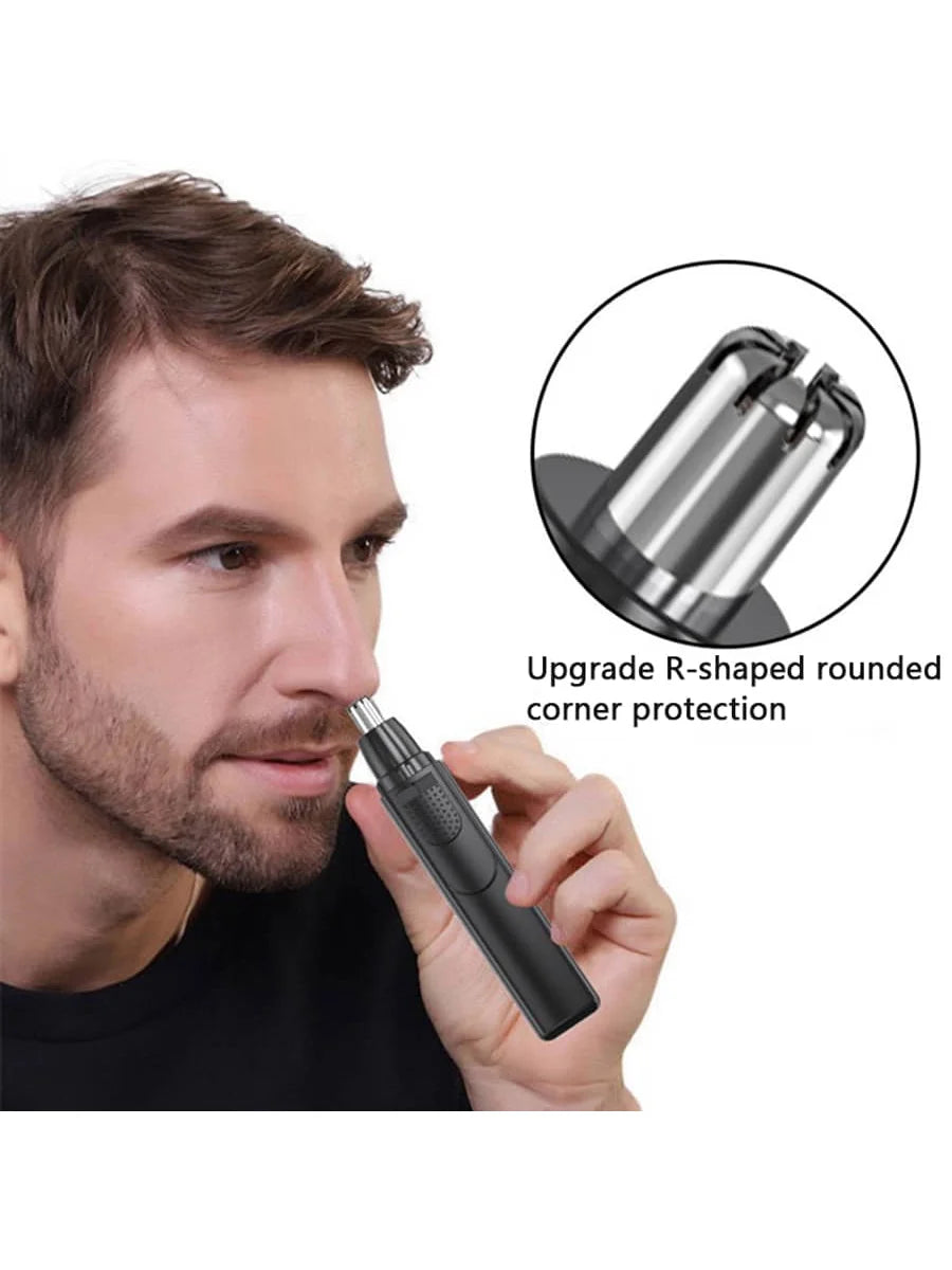 Electric Nose Ear & Eyebrow Hair Trimmer – Battery-Powered Nose & Ear Trimmer HIP