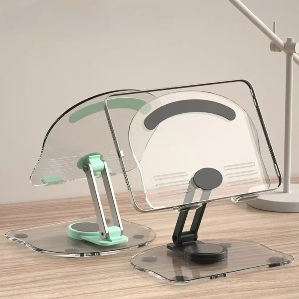 Transparent Acrylic Tablet Stand – 360° Rotating Phone Holder Tablet & Phone Stand HIP