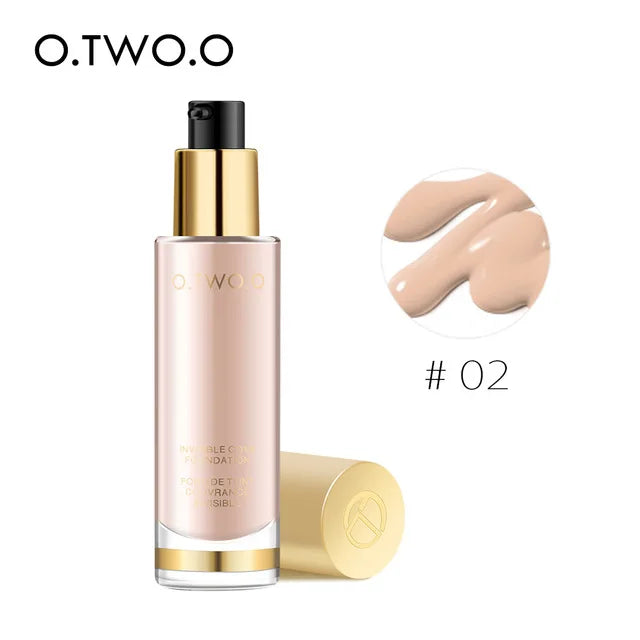 O.TWO.O 8-Color Liquid Foundation – Waterproof & Hydrating Liquid Foundation HIP 02