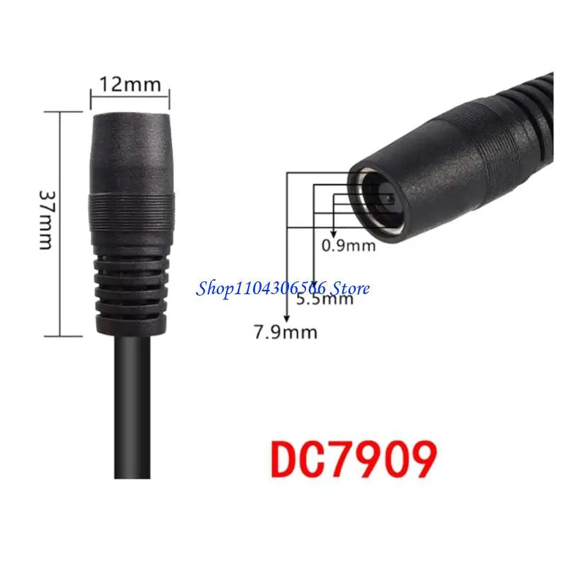 XT60 to DC7909 Female Power Cord 14AWG – Solar & RV Use Power Adapter Cord HIP