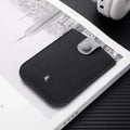 Slim PU Leather Pull-Out Card Wallet – 4 Card Slots Card Holder Wallet HIP Black Grey