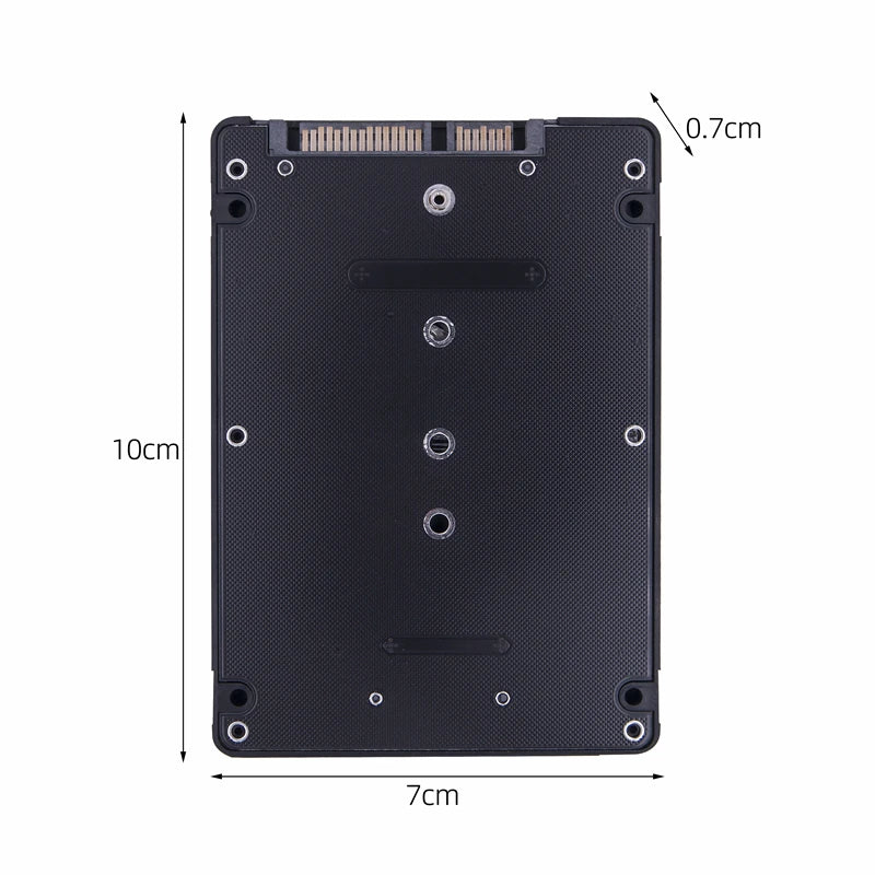 M.2 NGFF & mSATA to 2.5" SATA 3.0 SSD Adapter Enclosure SSD Adapter Enclosure HIP