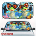 Frog-Themed Car Sun Visor – Easy Clip-On, All-Day Shade Car Sun Visor Cover HIP 1-S