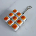 Caramel Bread Keycap Keychain – Cute Backpack Pendant Novelty Keychain HIP 5