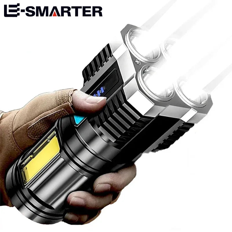 ESMARTER Mini LED Flashlight 1000 Lumen Rechargeable Torch LED Flashlight HIP