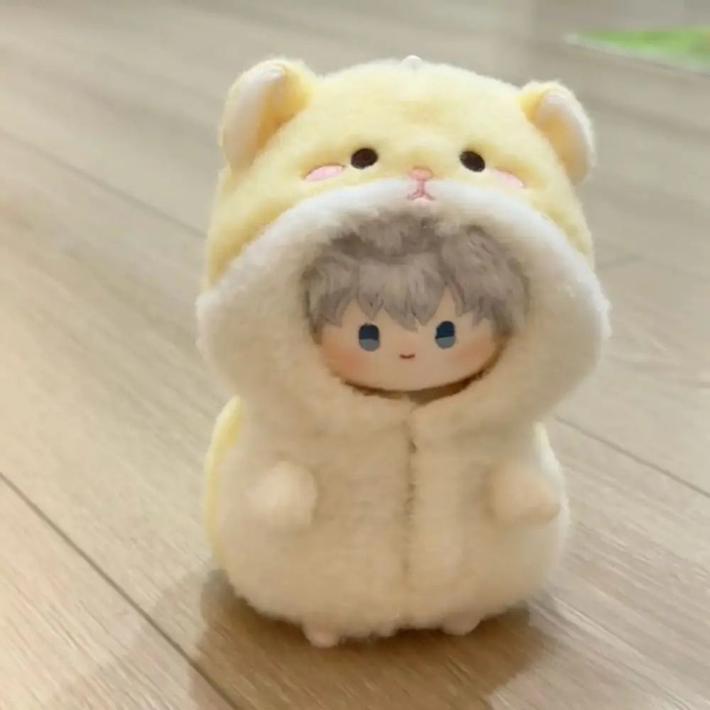 10cm Cartoon Hamster Doll Jumpsuit – Miniature Pajamas Set Doll Costume Set HIP