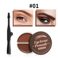 Hello Kiss 2-in-1 Dual Color Waterproof Eyebrow Cream & Wax Eyebrow Pomade Cream HIP 01