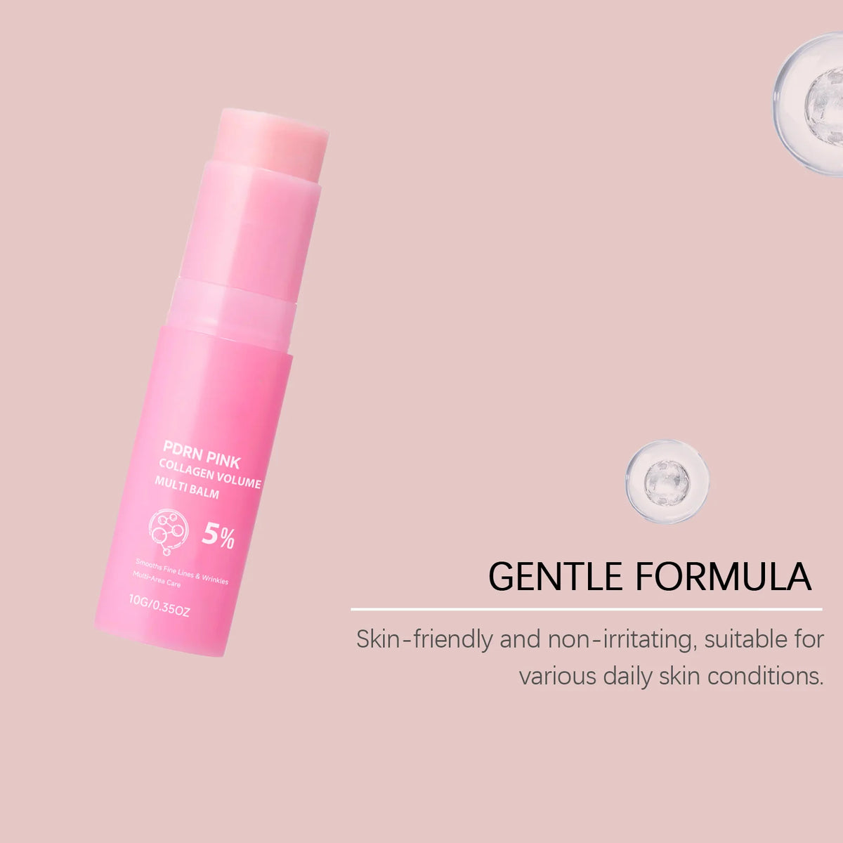 PDRN Pink Collagen Multi Balm Stick – Moisturizing Face Cream Collagen Face Balm HIP