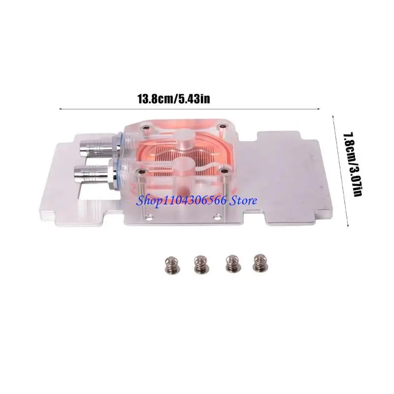 Copper Water Cooling Block for SXM2 GPU – V100 P100 A100 GPU Water Cooling Block HIP