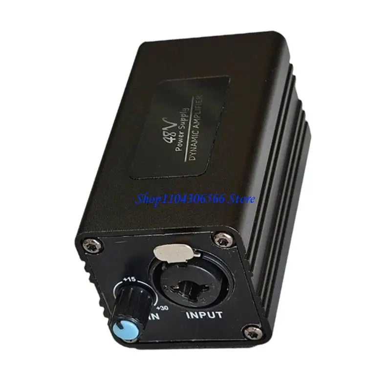 Dynamic Mic Amplifier +30dB Boost | XLR & 6.5mm Input Microphone Amplifier HIP