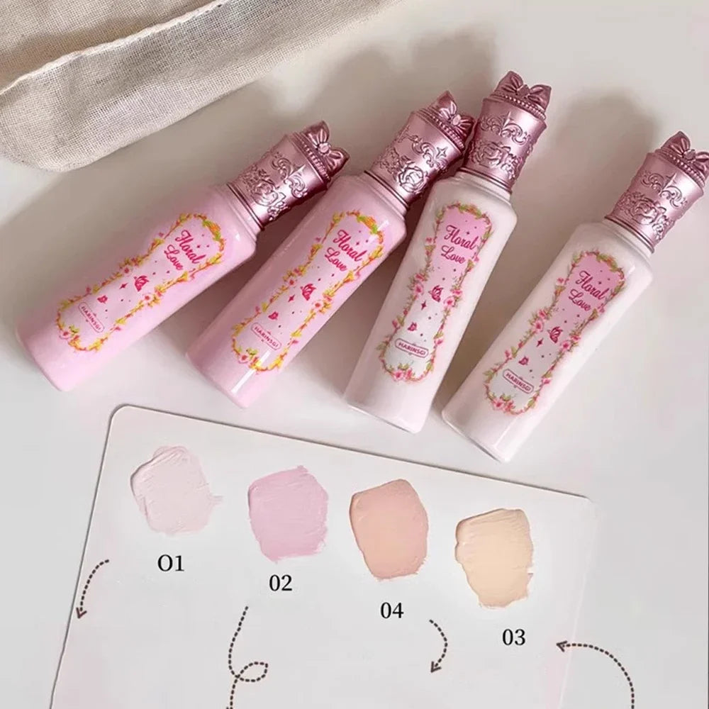 Pink Liquid Concealer Stick Moisturizing Waterproof Brightening Concealer Cream Lasting Cover Acne Spot Dark Circles Face Makeup HIP