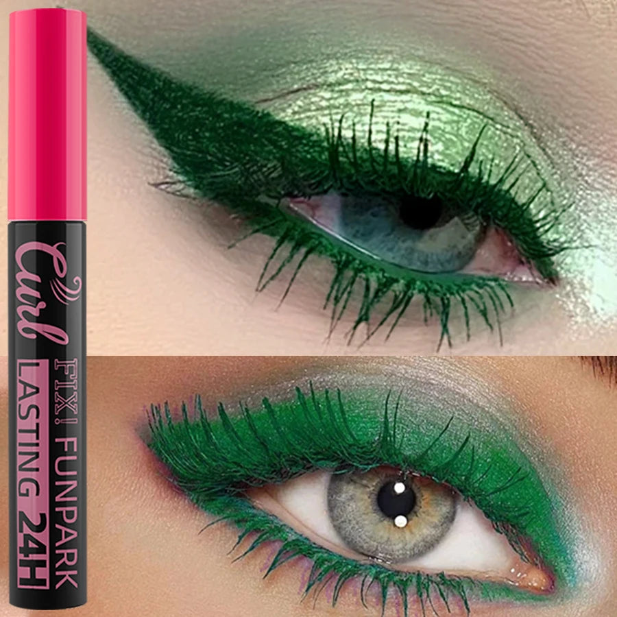 FUNPARK 9-Color Waterproof Mascara – Curl & Lengthen Colored Mascara HIP
