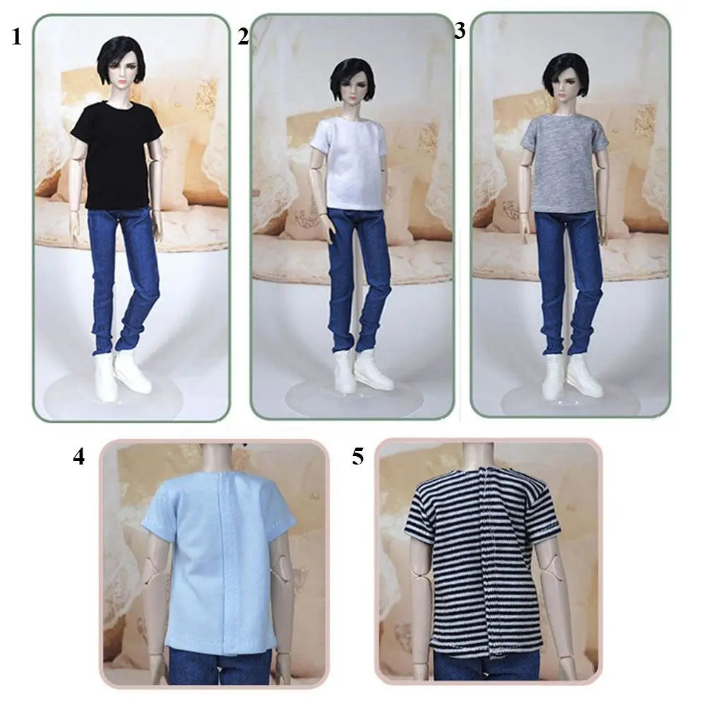 1/6 Scale Male Doll T-Shirt for 30cm BJD Figures – 5 Styles Doll Clothing HIP