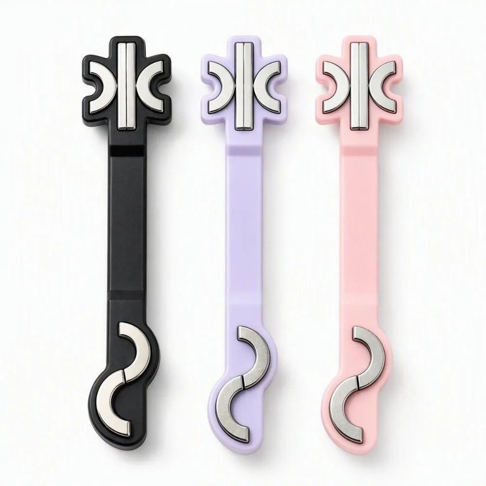 S Shape Twisted Nail Art Magnetic Wand Fancy Swirl Magnet Nail Art Various Cat Eye Pattern Effect DIY Nail Salon Accessory HIP 3Pcs Mixed