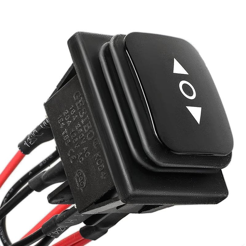 Waterproof 6-Pin 3-Speed Toggle Switch – Self-Resetting Motor Motor Toggle Switch HIP Black-1 Other