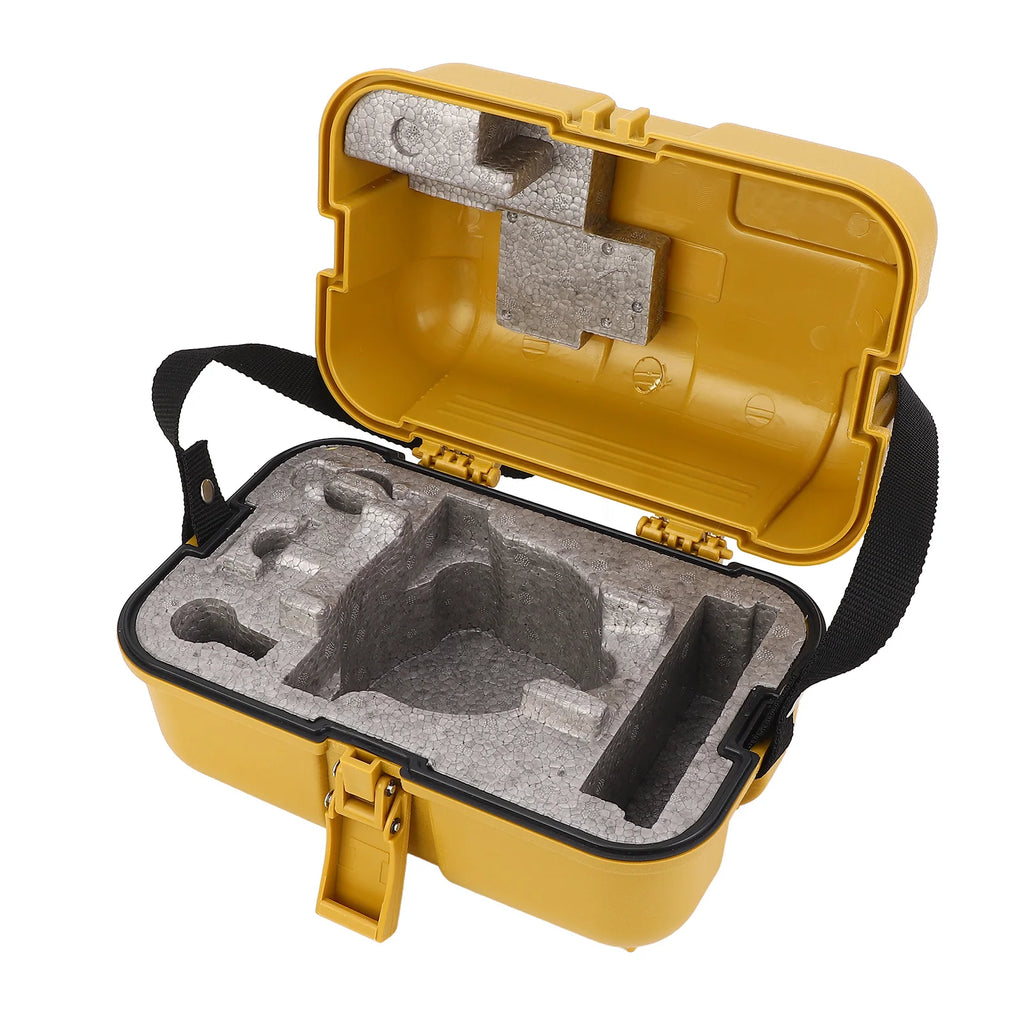 Surveying Level Case Leveling Instrument Case Single Lock Plastic Total Station Level Storage Box for Surveying Equipment Yellow HIP