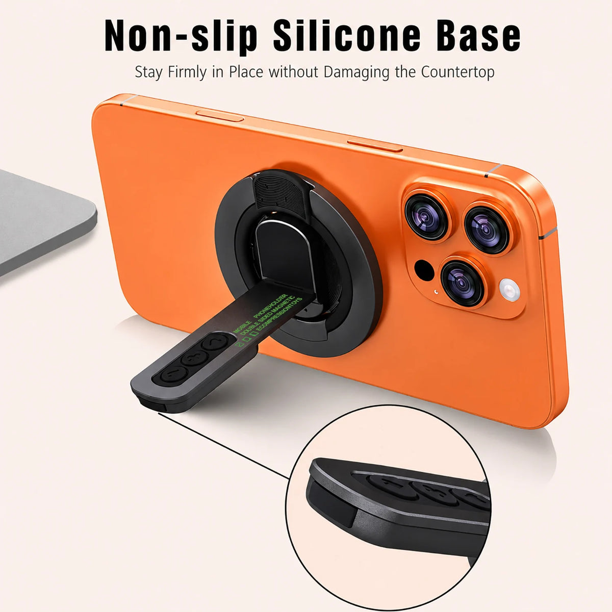 Magnetic Phone Ring Holder & Desktop Stand | BESY Phone Ring Stand HIP