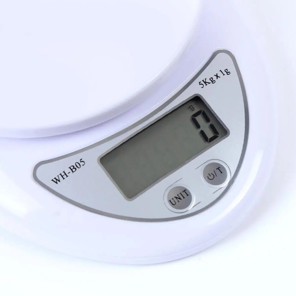 5kg Digital Kitchen Scale – LCD Display, 1g Precision Digital Kitchen Scale HIP